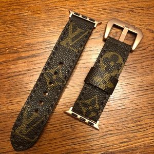 Authentic Re-Purpose LV Apple Watch Band 38MM